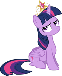 Size: 2211x2712 | Tagged: safe, artist:mehoep, twilight sparkle, alicorn, pony, g4, .svg available, crown, female, high res, jewelry, mare, regalia, simple background, sitting, solo, transparent background, twilight sparkle (alicorn), vector
