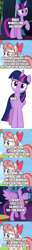 Size: 500x3868 | Tagged: safe, artist:poniiandii, edit, edited screencap, editor:lord you know who, screencap, angel wings, twilight sparkle, alicorn, pony, g4, comic, festival of the two sisters, implied pinkie pie, screencap comic, twilight sparkle (alicorn)