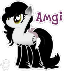 Size: 1731x1935 | Tagged: safe, artist:amgiwolf, oc, oc only, oc:amgi, earth pony, pony, bow, earth pony oc, eyelashes, female, hoof fluff, mare, simple background, solo, tail bow, transparent background