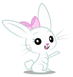 Size: 1017x1069 | Tagged: safe, artist:aleximusprime, oc, oc only, oc:angelica, rabbit, flurry heart's story, animal, open mouth, simple background, transparent background