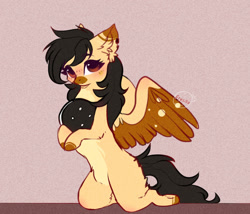 Size: 1280x1095 | Tagged: safe, artist:krissstudios, oc, oc only, oc:yasa, pegasus, pony, female, mare, solo, two toned wings, wings
