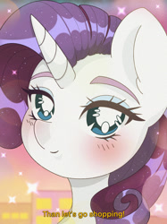 Size: 1280x1708 | Tagged: safe, artist:deathpatty, rarity, pony, unicorn, 90s anime, anime style, bust, female, misspelling, portrait, solo, subtitles