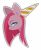 Size: 4000x4853 | Tagged: safe, artist:belka-sempai, pinkie pie, earth pony, pony, g4, my little pony: friendship is magic, party of one, bust, hat, party hat, pinkamena diane pie, simple background, solo, sticker, transparent background