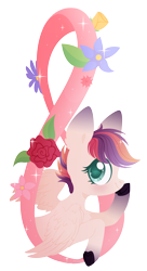 Size: 3000x5532 | Tagged: safe, artist:belka-sempai, oc, oc only, pegasus, pony, flower, pegasus oc, simple background, transparent background, woman's day