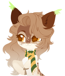Size: 3000x3502 | Tagged: safe, artist:belka-sempai, oc, oc only, pony, :3, chest fluff, clothes, commission, ear tufts, facial markings, freckles, high res, looking sideways, markings, pale belly, scarf, simple background, solo, transparent background, unshorn fetlocks, uwu