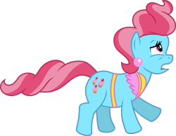 Size: 5159x4000 | Tagged: safe, artist:jeatz-axl, cup cake, earth pony, pony, g4, female, mare, running, simple background, solo, transparent background, vector