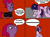Size: 1163x860 | Tagged: safe, artist:logan jones, tempest shadow, twilight sparkle, alicorn, pony, unicorn, g4, my little pony: the movie, angry, big no, broken horn, comic, horn, i am your father, nose in the air, plot twist, screaming, sparking horn, star wars, toy story, toy story 2, twilight sparkle (alicorn), volumetric mouth, what a twist