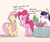 Size: 2400x2000 | Tagged: safe, artist:rocket-lawnchair, fluttershy, pinkie pie, spike, twilight sparkle, dragon, earth pony, pegasus, pony, g4, dialogue, female, high res, male, mare, pun, smiling, spiked punch