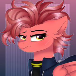 Size: 2000x2000 | Tagged: safe, artist:2pandita, oc, oc only, pegasus, pony, bust, female, high res, mare, portrait, solo