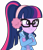 Size: 2750x3178 | Tagged: safe, artist:sketchmcreations, sci-twi, twilight sparkle, equestria girls, equestria girls specials, g4, my little pony equestria girls: better together, my little pony equestria girls: holidays unwrapped, winter break-in, amused, clothes, coat, crossed arms, earmuffs, female, high res, lip bite, scarf, simple background, smiling, solo, transparent background, vector, winter outfit