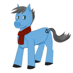 Size: 1500x1500 | Tagged: safe, artist:sionnglic, oc, oc only, earth pony, pony, 2021 community collab, derpibooru community collaboration, clothes, male, scarf, simple background, solo, stallion, transparent background