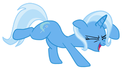 Size: 1280x721 | Tagged: safe, alternate version, artist:3d4d, artist:gmaplay, trixie, pony, g4, simple background, solo, transparent background, vector