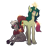 Size: 2700x2650 | Tagged: safe, artist:yarugreat, oc, oc only, oc:pythia, oc:pythia majere, oc:terryred, pony, unicorn, zebra, 2021 community collab, derpibooru community collaboration, curved horn, high res, horn, shipping, simple background, transparent background, unicorn oc, zebra oc