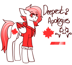 Size: 1317x1190 | Tagged: safe, artist:raya, oc, oc only, oc:deepest apologies, pegasus, pony, clothes, hoodie, reference sheet, simple background, solo, transparent background