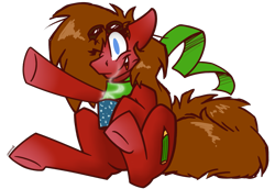 Size: 1747x1200 | Tagged: safe, artist:adilord, oc, oc only, oc:adilord, earth pony, pony, 2021 community collab, derpibooru community collaboration, aviator goggles, big tail, blushing, chocolate, clothes, ear blush, eye clipping through hair, eyelashes, female, food, goggles, hidden eyes, holding, hot chocolate, long mane, long tail, looking at you, mare, one eye closed, open mouth, ponysona, raised hoof, rule 63, scarf, simple background, sitting, smiling, smiling at you, solo, transparent background, waving, waving at you, wink, winking at you