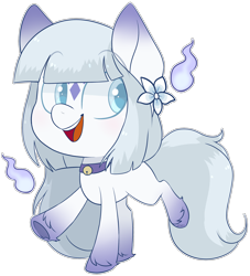 Size: 2224x2452 | Tagged: safe, artist:jetjetj, part of a set, oc, oc only, oc:kishi (pandorasia), ghost, ghost pony, pony, chibi, commission, female, high res, mare, simple background, solo, transparent background, ych result