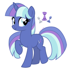 Size: 898x890 | Tagged: safe, artist:leaficun3, oc, oc only, oc:checkmate, pony, unicorn, female, mare, simple background, solo, transparent background