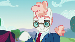 Size: 1920x1080 | Tagged: safe, screencap, svengallop, earth pony, pony, g4, the mane attraction, glasses, male, solo, stallion