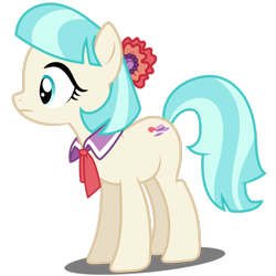 Size: 2449x2449 | Tagged: safe, artist:dashiesparkle, coco pommel, earth pony, pony, g4, rarity takes manehattan, female, high res, mare, simple background, solo, transparent background, vector