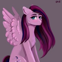 Size: 1000x1000 | Tagged: safe, artist:ske, oc, oc only, pegasus, pony, simple background, solo