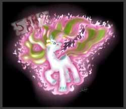 Size: 3008x2604 | Tagged: safe, artist:thebenalpha, oc, oc:nova star, pony, unicorn, high res, horn, jewelry, magic, magic aura, ryoku verse, simple background, unicorn oc