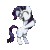 Size: 500x500 | Tagged: safe, artist:sugar morning, derpibooru exclusive, rarity, pony, unicorn, g4, adorkable, animated, bipedal, cute, dancing, dork, eyes closed, female, frame by frame, gif, mare, rarara, raribetes, simple background, solo, transparent background, weapons-grade cute