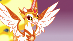 Size: 1920x1080 | Tagged: safe, screencap, daybreaker, alicorn, pony, a royal problem, g4, female, magic, mare, solo, telekinesis