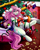 Size: 4000x5000 | Tagged: safe, alternate version, artist:dewdropinn, part of a set, minty, earth pony, pony, g3, blushing, candy canes, christmas, christmas lights, christmas presents, christmas stocking, christmas tree, ear fluff, fireplace, frog (hoof), garland, gift wrapped, holiday, minty christmas (dewdropinn), pink mane, ribbon, smiling, solo, toy interpretation, tree, underhoof