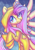 Size: 1600x2264 | Tagged: safe, artist:wavecipher, fluttershy, pegasus, pony, g4, chromatic aberration, cute, female, heart eyes, looking at you, mare, outdoors, rain, raincoat, shyabetes, smiling, solo, spread wings, three quarter view, turned head, wingding eyes, wings