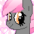 Size: 50x50 | Tagged: safe, artist:amgiwolf, oc, oc only, oc:candy sweetti, earth pony, pony, animated, bust, earth pony oc, gif, heart, pixel art, smiling, solo