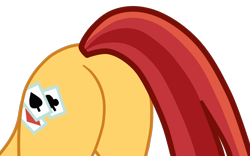 Size: 1194x747 | Tagged: safe, artist:gmaplay, jade spade, earth pony, pony, g4, butt, butt only, face down ass up, plot, simple background, solo, transparent background, vector