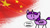 Size: 448x252 | Tagged: safe, artist:round trip, edit, twilight sparkle, alicorn, pony, g4, china, chinese, dialogue, flag, flag of the people's republic of china, politics in the comments, speech bubble, translated in the comments, translation request, twilight sparkle (alicorn)