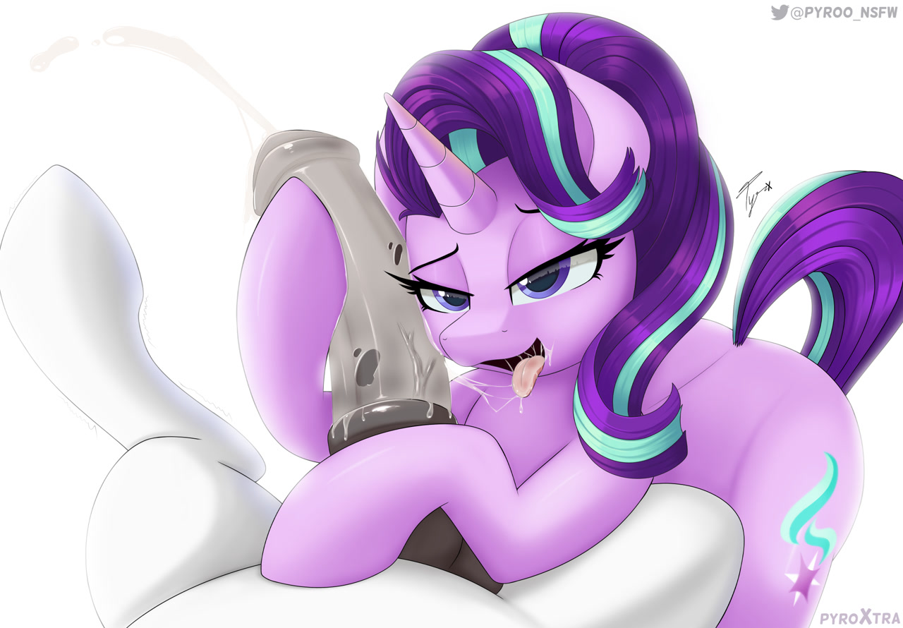 #2525797 - explicit, artist:pyropk, starlight glimmer, oc, oc:swift apex, p...