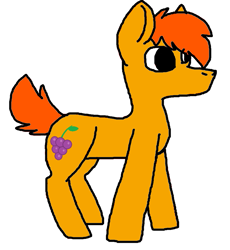 Size: 865x940 | Tagged: safe, oc, oc only, pony, grape, male, ponified, simple background, solo, stallion, the duck song, white background