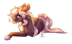 Size: 1136x704 | Tagged: safe, artist:cleoziep, oc, oc only, oc:cupcake cream, earth pony, pony, commission, female, looking at you, mare, simple background, solo, transparent background