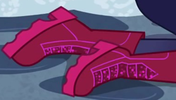 Size: 380x217 | Tagged: safe, screencap, sunset shimmer, equestria girls, equestria girls series, g4, holidays unwrapped, saving pinkie's pie, spoiler:eqg series (season 2), boots, cropped, shoes