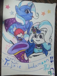 Size: 526x701 | Tagged: safe, artist:tong2602kn, trixie, g4, traditional art