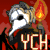 Size: 300x300 | Tagged: safe, artist:imreer, oc, oc only, earth pony, anthro, animated, bust, clothes, commission, earth pony oc, gif, grin, pixel art, plague doctor mask, smiling, solo, torch, your character here