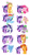 Size: 4104x7345 | Tagged: safe, artist:chub-wub, applejack, fluttershy, pinkie pie, rainbow dash, rarity, spike, starlight glimmer, sunburst, sunset shimmer, trixie, twilight sparkle, alicorn, dragon, earth pony, pegasus, pony, unicorn, g4, :p, applejack's hat, beard, bisexual, blushing, cheek kiss, christmas, cowboy hat, crossed horns, cute, eyes closed, eyeshadow, facial hair, female, glowing horn, hat, holiday, horn, horns are touching, kissing, lesbian, levitation, licking, magic, makeup, male, mane seven, mane six, mare, markings, missing accessory, mistletoe, one eye closed, open mouth, polyamory, ship:rarilight, ship:sunsetsparkle, ship:twiburst, ship:twidash, ship:twijack, ship:twinkie, ship:twishy, ship:twispike, ship:twistarlight, ship:twixie, shipping, shy, simple background, stallion, straight, telekinesis, tongue out, tsunderainbow, tsundere, twilight sparkle (alicorn), twilight sparkle gets all the mares, twilight sparkle gets all the stallions, wall of tags, white background, wink