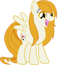 Size: 2289x2620 | Tagged: safe, artist:alinadreams00, oc, oc only, oc:moka, pegasus, pony, happy, high res, looking at you, open mouth, pegasus oc, solo, wings