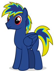 Size: 3000x3920 | Tagged: safe, artist:keronianniroro, oc, oc only, oc:storm bringer, pegasus, pony, 2021 community collab, derpibooru community collaboration, high res, looking at you, male, simple background, solo, stallion, transparent background, vector