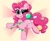 Size: 4096x3378 | Tagged: safe, artist:kittyrosie, pinkie pie, earth pony, pony, g4, blushing, candy, cupcake, cute, diapinkes, female, food, lollipop, mare, messy mane, solo, starry eyes, tongue out, wingding eyes