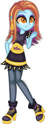 Size: 628x1692 | Tagged: safe, artist:fantarianna, sassy saddles, equestria girls, g4, equestria girls-ified, female, simple background, solo, transparent background