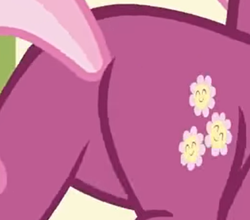Size: 766x675 | Tagged: safe, screencap, cheerilee, earth pony, pony, g4, the cart before the ponies, butt, butt focus, butt only, cropped, female, flowerbutt, pictures of butts, plot, solo