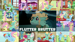 Size: 1966x1107 | Tagged: safe, edit, edited screencap, editor:quoterific, screencap, fluttershy, gentle breeze, posey shy, rainbow dash, rarity, zephyr breeze, pegasus, pony, flutter brutter, g4, male