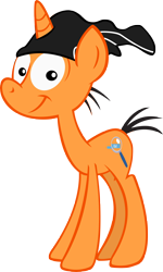 Size: 3414x5703 | Tagged: safe, alternate version, artist:andoanimalia, part of a set, pony, unicorn, ed edd n eddy, eddy (ed edd n eddy), looking at you, male, ponified, simple background, smiling, solo, transparent background, vector