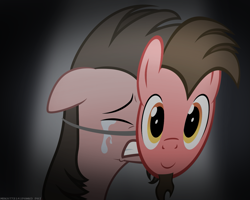 Size: 1477x1181 | Tagged: safe, artist:ace play, oc, oc only, oc:ace play, earth pony, pony, crying, facial hair, floppy ears, goatee, gritted teeth, male, mask, meme, ponified meme, sad, solo, stallion, vector, wojak