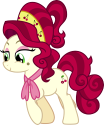 Size: 3000x3605 | Tagged: safe, artist:jeatz-axl, cherry jubilee, earth pony, pony, g4, beauty mark, female, high res, mare, simple background, solo, transparent background, vector