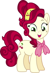 Size: 3000x4366 | Tagged: safe, artist:jeatz-axl, cherry jubilee, earth pony, pony, g4, female, high res, mare, simple background, solo, transparent background, vector