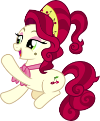 Size: 3000x3640 | Tagged: safe, artist:jeatz-axl, cherry jubilee, earth pony, pony, g4, female, high res, mare, simple background, solo, transparent background, vector